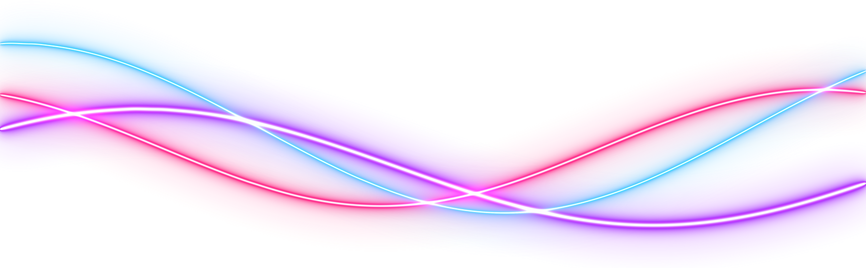 Abstract digital neon laser line curve wave
